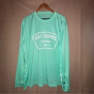 Gulf Shores Men’s Aqua Long Sleeve Tee